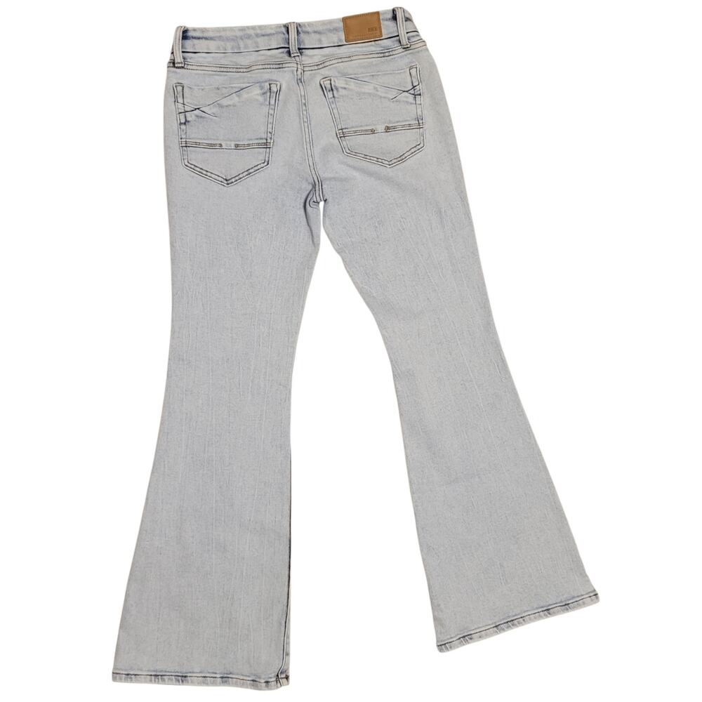 BKE Women's Stella Slim Fit Low-Rise Flare Stretch Jeans Tag 28x32 Actual 28x31 - Picture 2 of 12